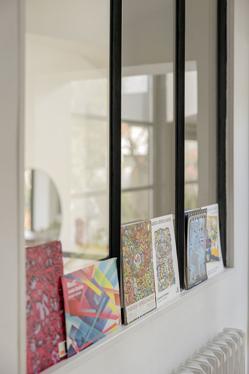 Détail décoration verrière