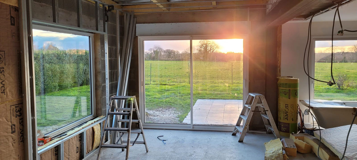 Chantier du projet Saint-Cast en Bretagne