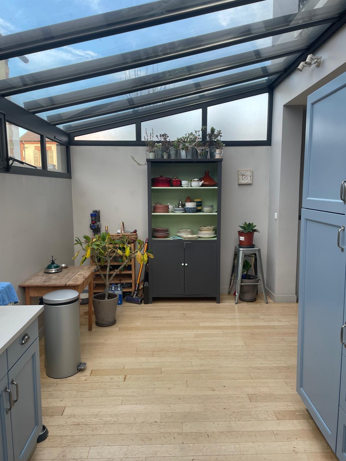 Verrière du toit de la cuisine