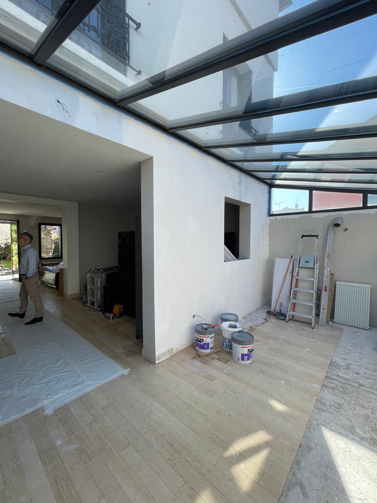Projet Varsovie en cours de chantier
